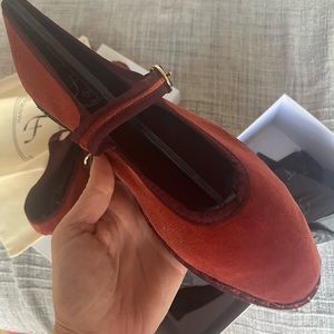 New Flabelus Mary Jane - Burgundy 38